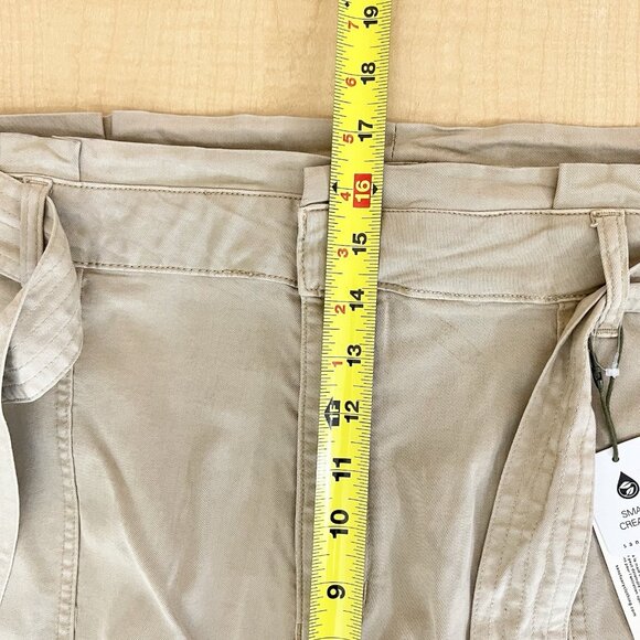 Sanctuary Women's Standard Surplus Tan Belted Pants Sz 20W Tapered High Rise NWT - Picture 10 of 14